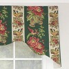 RLF Home Rochelle Dutchess 100% Cotton with Fully Lined 3" Rod Pocket Valnance for Windows 50" x 17" Green - 3 of 4