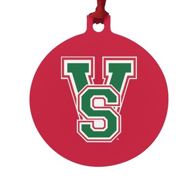 Mississippi Valley State University Secondary Logo Aluminum Holiday Christmas Tree Ornament