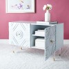 Zayn Diamond Sideboard - SFV3574 - Light Grey/Gold - Safavieh Couture - 4 of 4