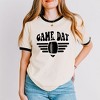 Simply Sage Market Women's Football Game Day Stripes Short Sleeve Ringer Tee - 2 of 4