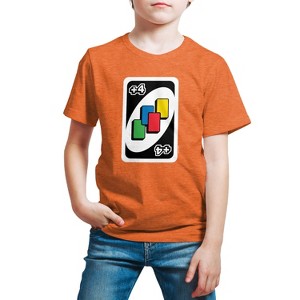 Boys' - UNO - Draw Four Short Sleeve Graphic T-Shirt - 1 of 4