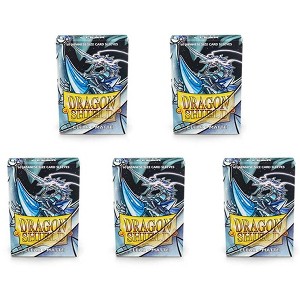 Dragon Shield 5 Packs Dragon Shield Matte Mini Japanese Clear 60 ct Card Sleeves Value Bundle! - 1 of 4