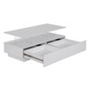 NicBex 47" Smart LED Coffee Table, Dimming Rectangular Center Table with 2 Hidden Drawers & Touch Control  for Living Room & Home Theater - 4 of 4