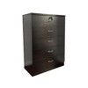 Grungis 5-Drawer Dresser with Storage,Metal Glide Rails Sideboard Cabinet with Metal Handles and Locking Top for Bedroom Living Room - 2 of 4