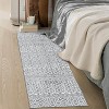 Washable Kitchen Runner Rug,Low-Pile Non-Slip Farmhouse Carpet for Hallway, Entryway, Bathroom & Bedroom - 2 of 4