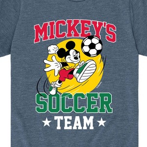 Boys' - Disney - Mickey's Soccer Short Sleeve Graphic T-Shirt - 1 of 4