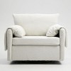 CAVINAS Oversized Swivel Armchair, Modern Swivel Accent Chair & Single Sofa Lounge for Living Room & Bedroom - 2 of 4