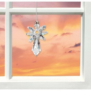 Woodstock Wind Chimes Woodstock Rainbow Makers Collection  Crystal Guardian Angel  Large 2'' Crystal Suncatcher for Indoor Decor Gift - 1 of 4