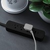 Globe Electric 9' 3 Outlet Extension Cord Gray: Indoor Electrical Cord, 16 AWG, ETL Listed - 4 of 4