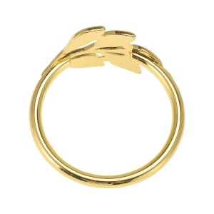 Unique Bargains Napkin Rings Five-petal Leaves Alloy 1 Pc - 1 of 3