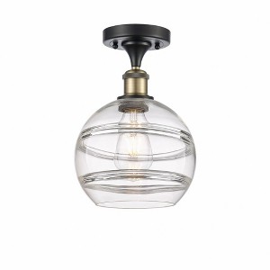 Rochester - 1 Light Semi-Flush Mount In Industrial Style-11.13 Inches Tall and 8 Inches Wide - 1 of 1