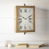 VIP Wood 23 in. White Double Sided Clock with Bracket - 2 of 4