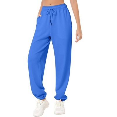 Women's Casual Baggy Sweatpants Cinch Bottom Comfy Lounge Pants Drawstring Joggers with Pockets