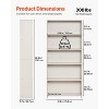 5-Tier Wide Bookshelf, 68" Freestanding Wooden Bookcase with Open Display Storage Shelves - 3 of 4
