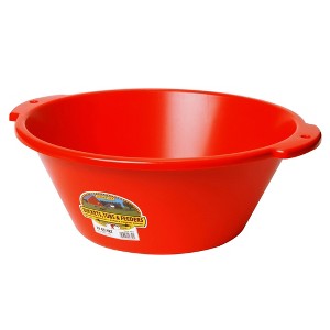 Little Giant Plastic Feeder, Heavy Duty Mountable Poultry Feeding Bucket, Versatile Food and Water Bowl for Pets and Livestock, 18 Quarts, Red - 1 of 1