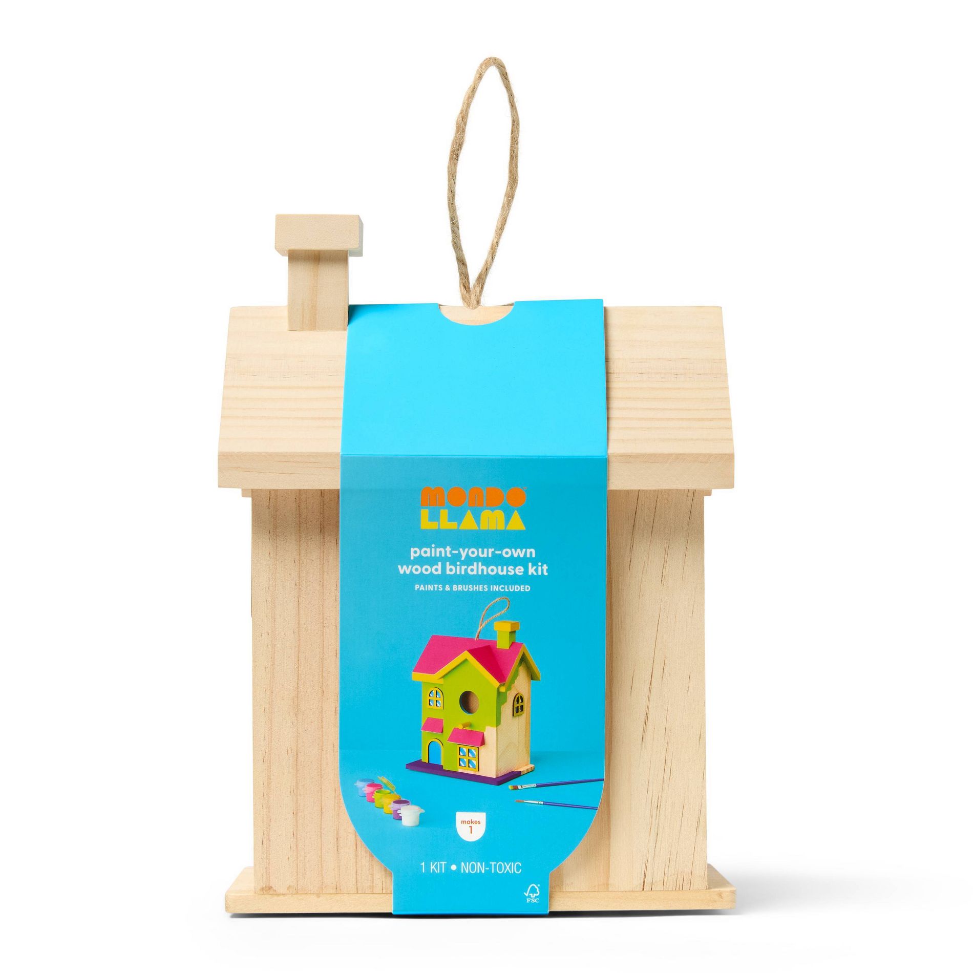 Summer Craft Birdhouse Painting Kit - Mondo Llama™