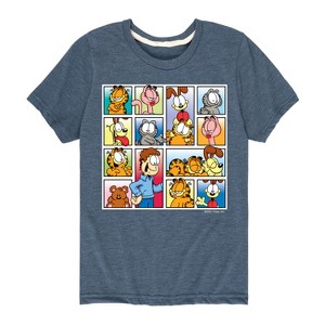 Boys' - Garfield - Friends Short Sleeve Graphic T-Shirt - 1 of 4