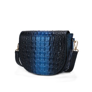 MKF Collection Amalia Croc-Embossed Crossbody Luxurious and Chic Women's Bag by Mia K - 1 of 4