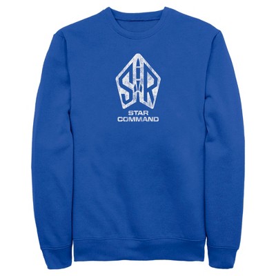 Men's Lightyear Star Command Distressed Logo Sweatshirt