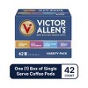 Victor Allen's Coffee Variety Pack (Morning Blend, 100% Colombian, Donut Shop, French), 42 Count, Single Serve Coffee Pods for Keurig K-Cup Brewers - 3 of 4