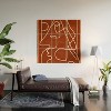 Nadja Abstract Face Sketch 4 Wood Wall Mural - society6 - 2 of 2