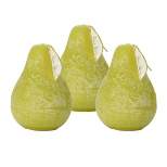 Green Grape Pear Candles - Set of 3