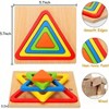 Wooden Shape Sorting Puzzle for Sensory Toy Enhance Spatial Imagination and Stimulate Innovative Thinking - 3 of 4