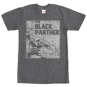 Men's Marvel Black Panther Chalk Print T-Shirt - 1 of 4