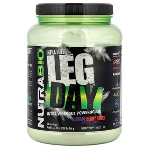 NutraBio Intra Fuel, Leg Day™, Grape Berry Crush, 2.08 lb (946 g) - 1 of 4