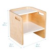 ECR4Kids Bentwood Multipurpose Cube Chair, Booster Seat, Activity Table, 3-in-1 Kids Furniture - 2 of 4