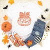 Pumpkin Doily Coquette - Youth Short Sleeve Graphic T-Shirt and Toddler Short Sleeve Graphic T-Shirt - 2 of 4