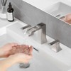 Modern White and Rose Gold Bathroom Faucet - 3 of 4