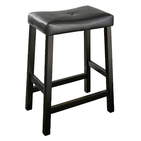 Black saddle deals seat bar stools