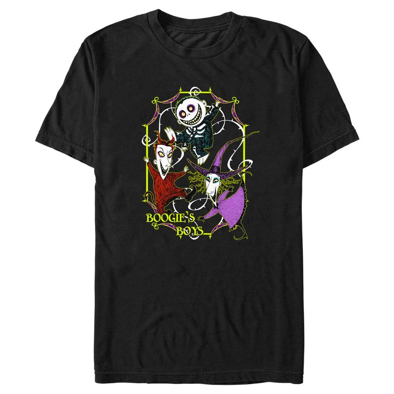 Men's The Nightmare Before Christmas Boogie's Boys Crew T-Shirt, 1 of 6
