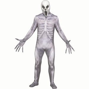 Fun World Adult Alien Invader Costume - Size Medium/Large - Gray - 1 of 2