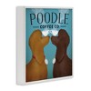 Stupell Industries Vintage Poodle Coffee Co Framed Giclee Art, White, 24" x 24" - 2 of 4