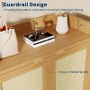 GustoWave Rattan Shoe Storage Cabinet with Adjustable Shelves for Entryway Hallway - 2 of 4