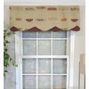 RLF Home Ottoman Petticoat 3" Rod Pocket Lining Luxurious and Elegant Window Treatment Valance 50" x 15" Cream - 2 of 4
