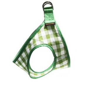 Gooby Picnic Dog Harness, Large, Green Check - 1 of 1