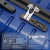 SKONYON 3-Piece Hardshell Luggage Set (20", 24", 28") –  PC+ABS, TSA-Approved Lock, Spinner Wheels & YKK Zippers - 3 of 4