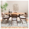 5pc 60" Idalia Mid-Century Modern Dining Set - Christopher Knight Home - 2 of 4