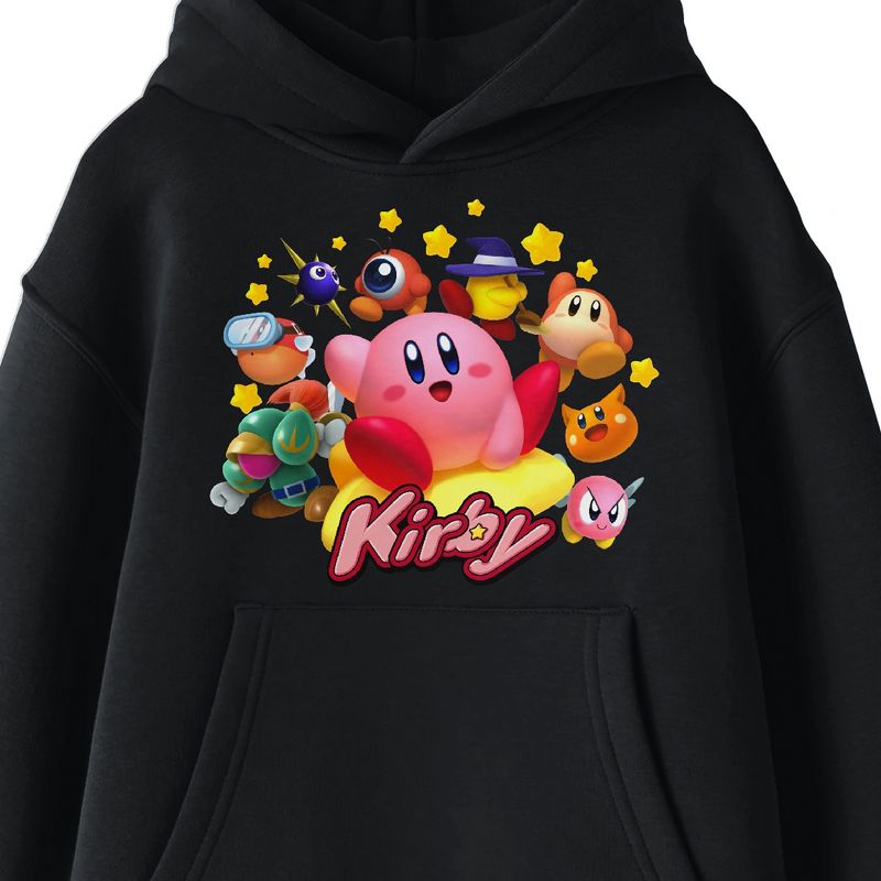 Kirby Character Group Boy's Black Sweatshirt, 2 of 4
