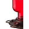 More Birds Red Elixir Vintage Glass Medicine Bottle Hummingbird Feeder - 13 oz - 4 of 4