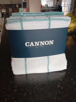 Cannon 8pk Cotton Noah Kitchen Dishcloths Blue : Target
