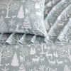 100% Turkish Cotton Flannel Printed Sheet Set - Isla Jade - image 3 of 4