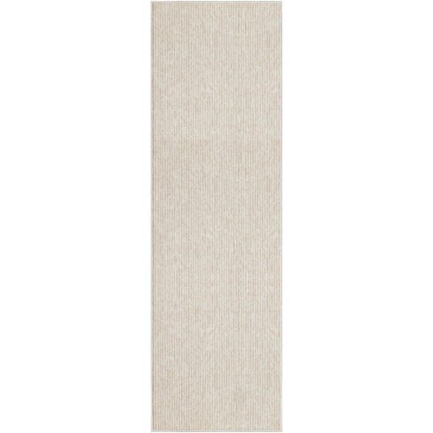 Nourison Textured Home Modern Indoor Rug Ivory Beige 2'3