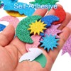 Unique Bargains Sun Moon Self-Adhesive Glitters Home Decor Card DIY Foam Stickers - 4 of 4