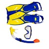 Swimline Kid's Thermotech Snorkeling Set with Mesh Bag - Fin Size 1-4 - 3 of 3