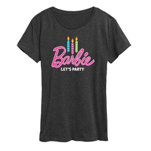 Women's - Barbie - Let's Party Short Sleeve Graphic T-Shirt - 1 of 4