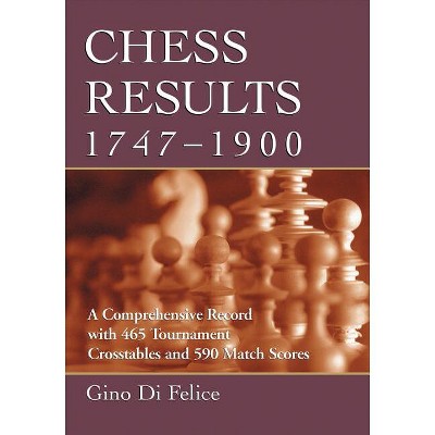 Chess Results, 1747-1900: A Comprehensive by Di Felice, Gino